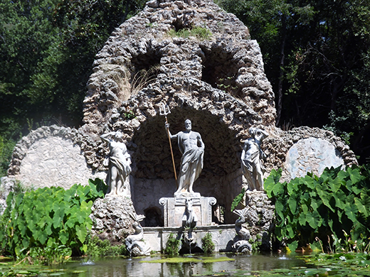 Trsteno Arboretum Neptunbrunnen 17. Jhd.